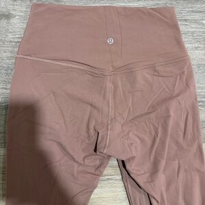 Lululemon Cropped Mauve Leggings